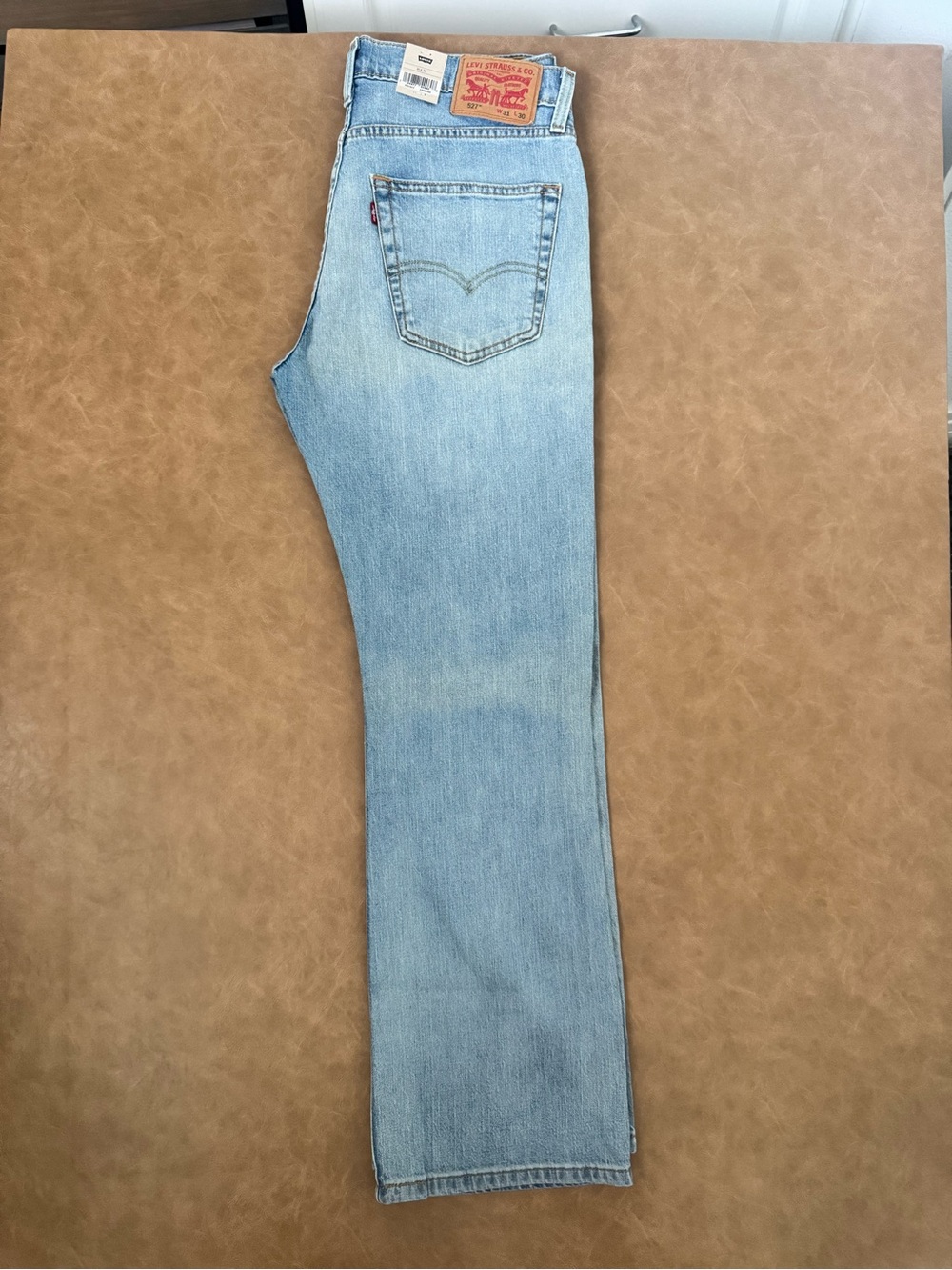 Levi’s 527 Slim Bootcut Jeans Men’s 31x30 Light Wash Stretch NWT